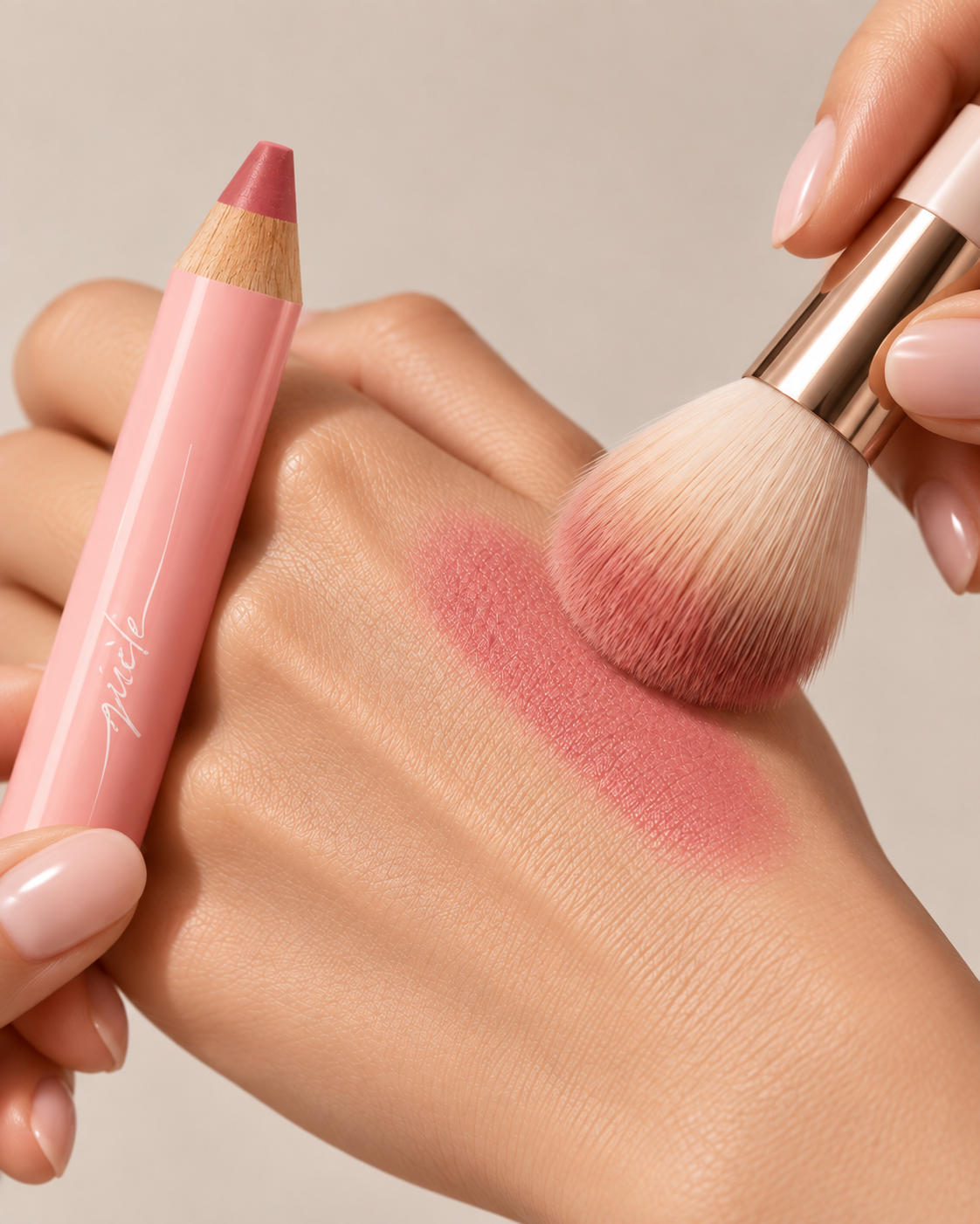 Blush & Highlighter en Crayon Multi-Usage – Yeux, Joues & Lèvres.