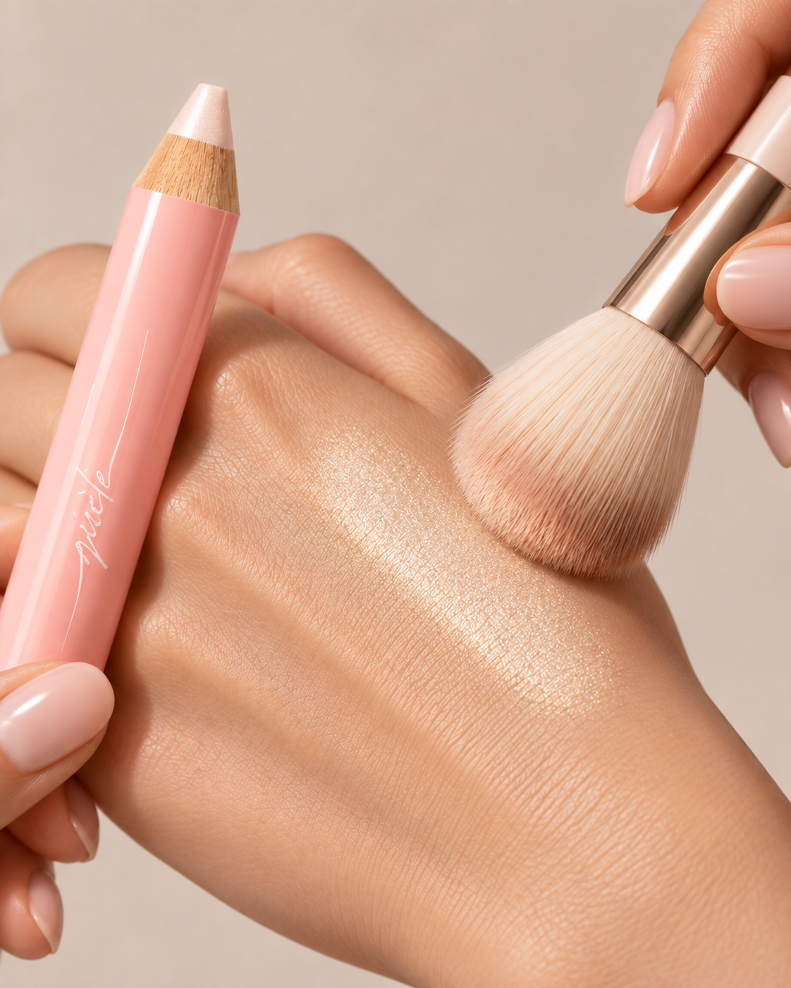 Blush & Highlighter en Crayon Multi-Usage – Yeux, Joues & Lèvres.