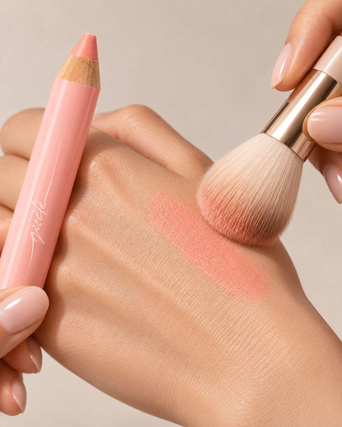 Blush & Highlighter en Crayon Multi-Usage – Yeux, Joues & Lèvres.